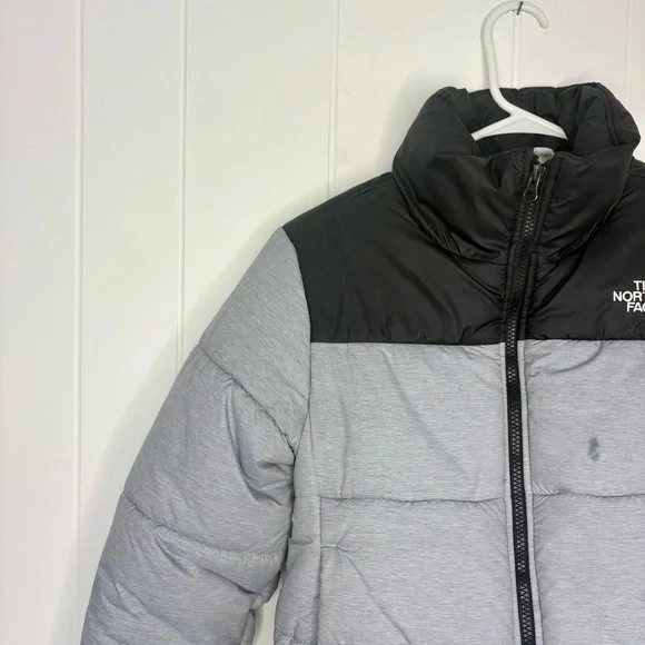 The North Face Saikuru Cropped Jacket in Gray Puffer Jacket Women’s XS Outdoor - Picture 4 of 11